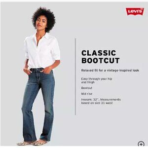 LEVI'S 550 RELAXED BOOTCUT JEANS